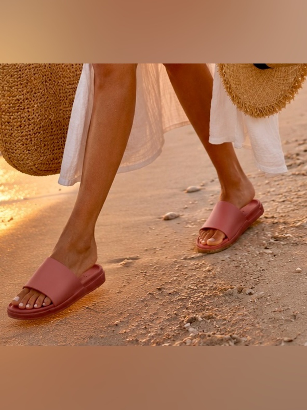 Onia Pink Platform Slide Sandals – Women’s Size 9 | New Without Tags 💗🏝️ - Picture 13 of 13